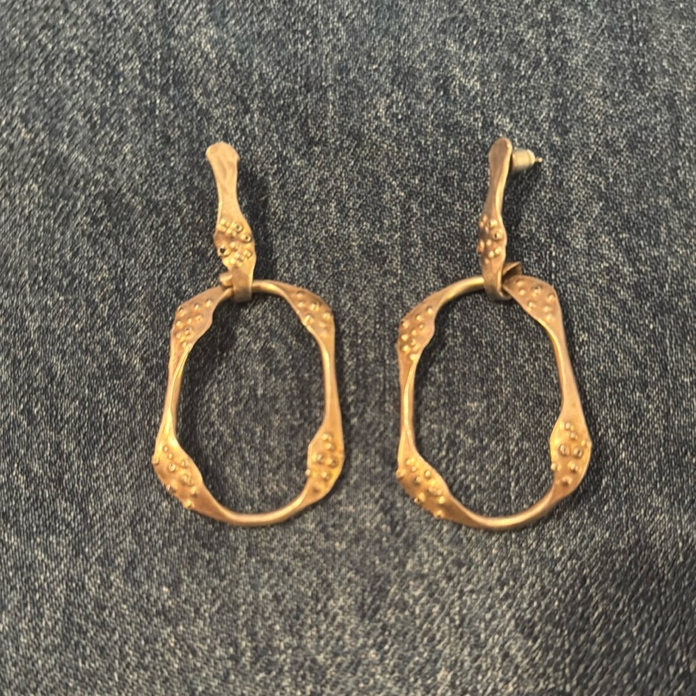 VINTAGE HANDMADE EARRINGS STERLING SILVER